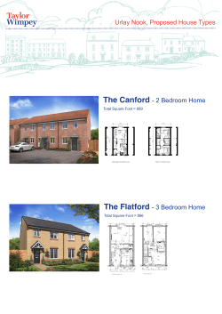 Urlay Nook, Proposed House Types The Flatford - 3