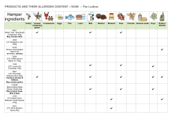 For details on allergens, click here