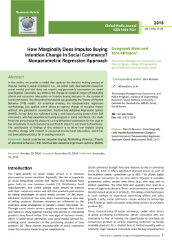 How Marginally Does Impulse Buying Intention Change in Social