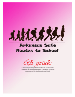 6th grade - Arkansas Safe Routes to School Project
