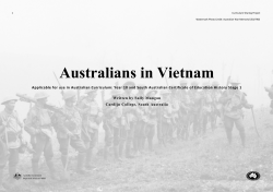 Australians in Vietnam - ANZAC Portal