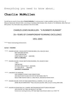 Charlie McMullen - Rochester Summer Track