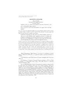 Defining Legalism ver11