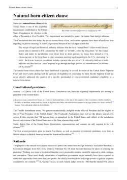 Natural-born-citizen clause