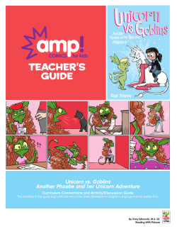 Unicorn vs. Goblins Teacher`s Guide