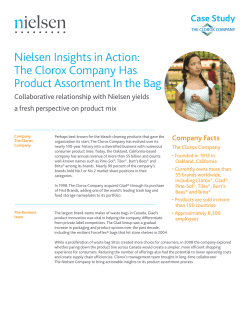 Nielsen Insights in Action: The Clorox Company Has Product