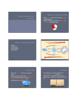 Atmosphere (Day 4): Cloud Formation