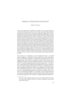 is japan a civilization sui generis?