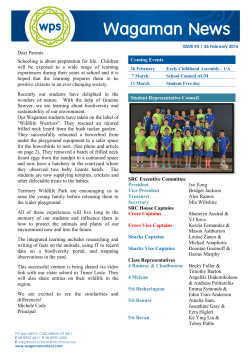Newsletter 3 25 Feb 2016docx