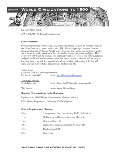 World Civilizations to 1500