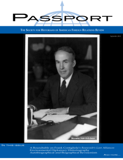 - The Society for Historians of American Foreign Relations