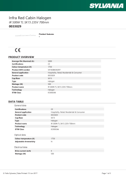 IR 500W TL SK15 235V 700mm