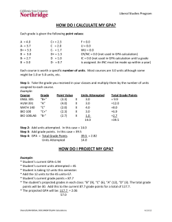 how do i calculate my gpa?