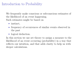 Introduction to Probability
