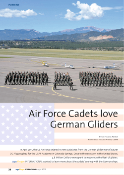 Air Force Cadets love German Gliders - DG
