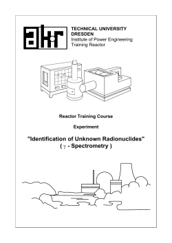 Identification of Unknown Radionuclides (Gamma