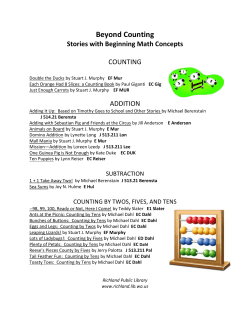Beyond Counting - Richland Public Library