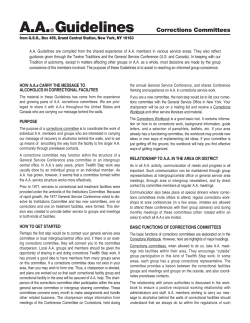 Corrections Committees