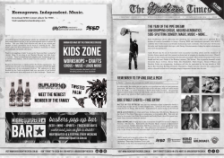 The Timetable - Buskers by the Creek