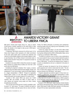 awards victory grant to liberia ymca