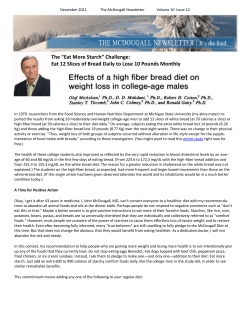 The &ldquo;Eat More Starch&rdquo; Challenge: Eat 12 Slices of Bread Daily to