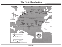 Columbian Exchange Map