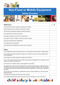 Non-Fixed or Mobile Equipment