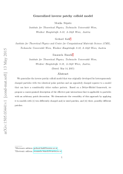 Generalized inverse patchy colloid model