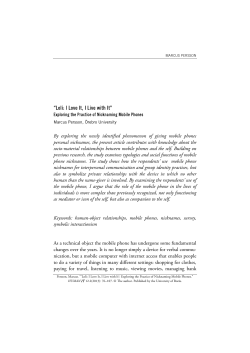 "Loli: I Love It, I Live with It": Exploring the