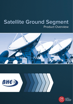 Satellite Ground Segment - BHE Bonn Hungary Electronics Ltd.