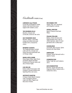 LIMONATA ALLA PIAZZA Limoncello and