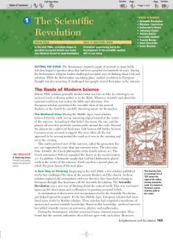 The Scientific Revolution