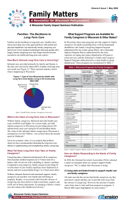 The Value of Families in Long-Term Care