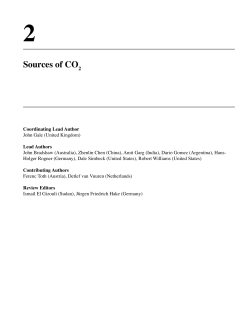 Sources of CO2
