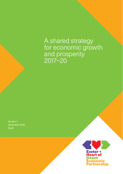 A shared strategy for economic growth and prosperity 2017&ndash;20