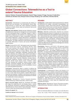 Global Connections: Telemedicine as a Tool to