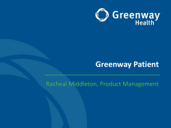 Greenway Patient - Greenway Health