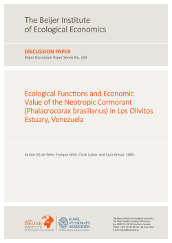 Ecological Functions and Economic Value of the Neotropic Cormorant