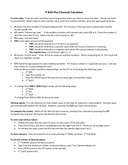 TI BAII Plus Financial Calculator
