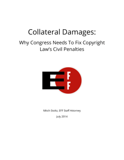 Collateral Damages - Electronic Frontier Foundation