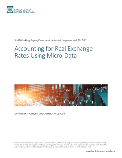 Accounting for Real Exchange Rates Using Micro