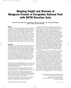 Mapping Height and Biomass of Mangrove Forests in Everglades