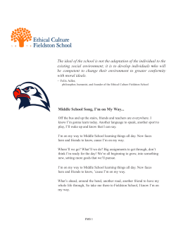 The ideal of the school is not the adaptation of the individual to the
