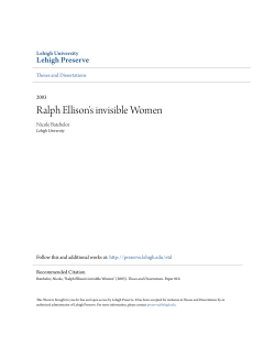 Ralph Ellison`s invisible Women - Lehigh Preserve
