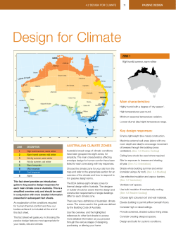 Design For Climate