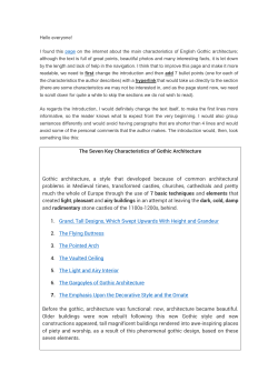 The Seven Key Characteristics of Gothic Architecture Gothic