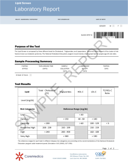 Sample Lab Report