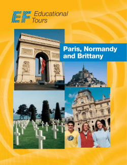 Paris, Normandy and Brittany