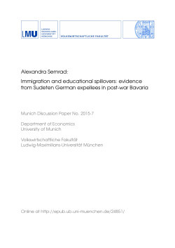Alexandra Semrad - Open Access LMU