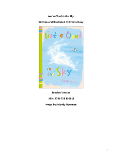 Not a Cloud in the Sky Written and Illustrated by Emma Quay
